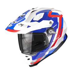 Casco Scorpion ADF-9000 Air Patrol Blanco/Azul/Rojo