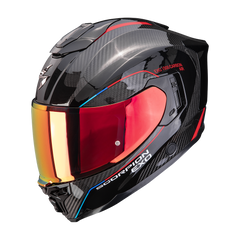 Casco Scorpion EXO-1500 Carbon Air Mundi Negro/Rojo