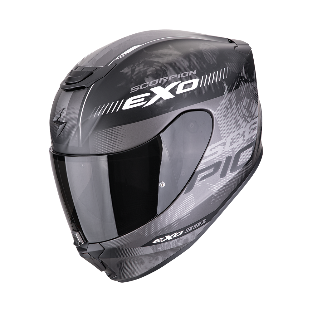 Casco Scorpion EXO-391 Ava Negro Mate/Silver