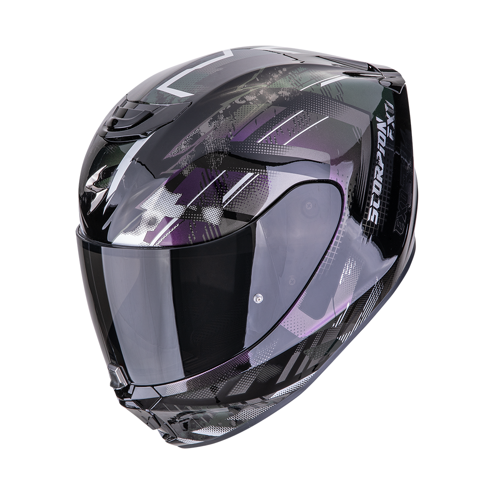 Casco Scorpion EXO-391 Cluter Negro/Chameleon