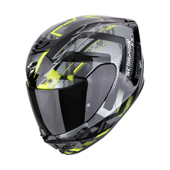 Casco Scorpion EXO-391 Cluter Negro/Amarillo Neon