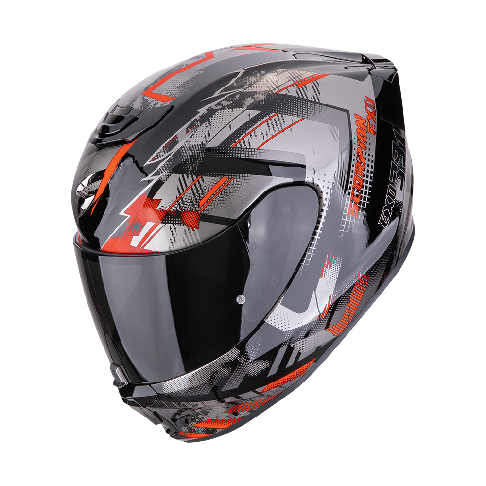 Casco Scorpion EXO-391 Cluter Negro/Rojo