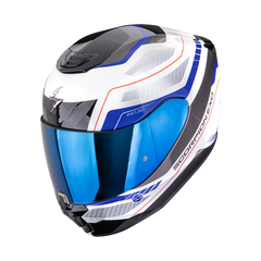 Casco Scorpion EXO-391 Leo Blanco/Azul