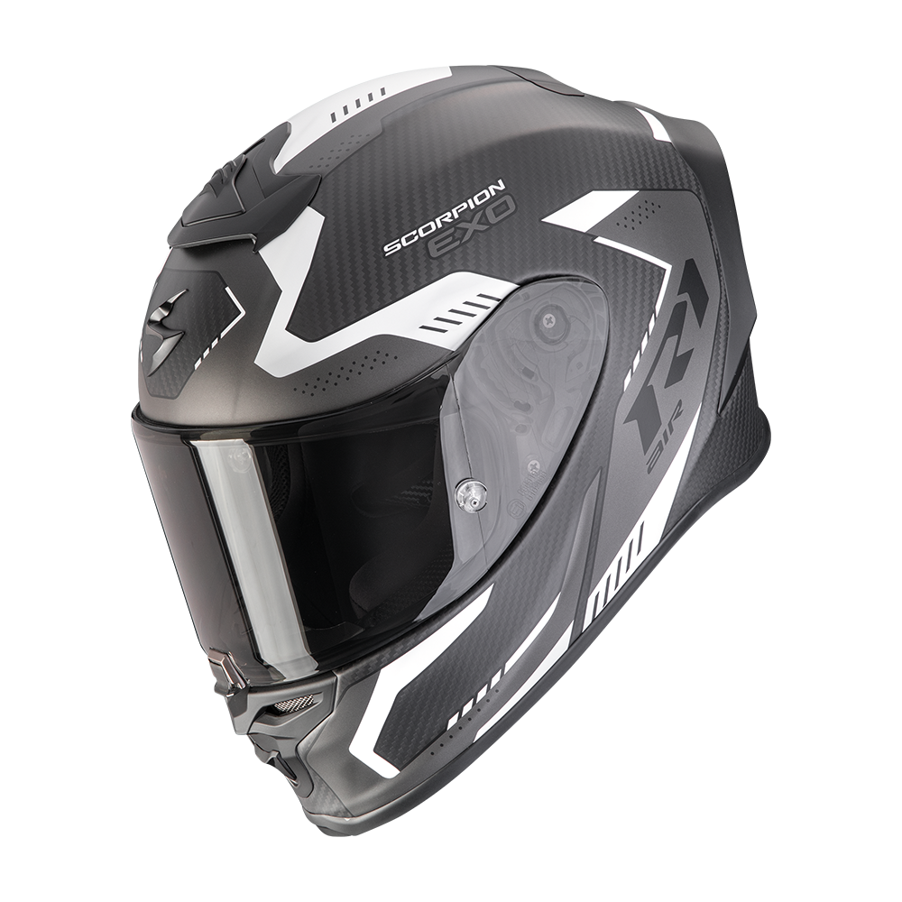 Casco Scorpion Exo-R1 EVO Carbon Air Propel Negro Mate/Plata