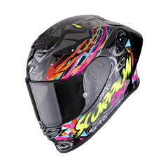 Casco Scorpion EXO-R1 Evo II Air Savage Negro/Azul/Rosa