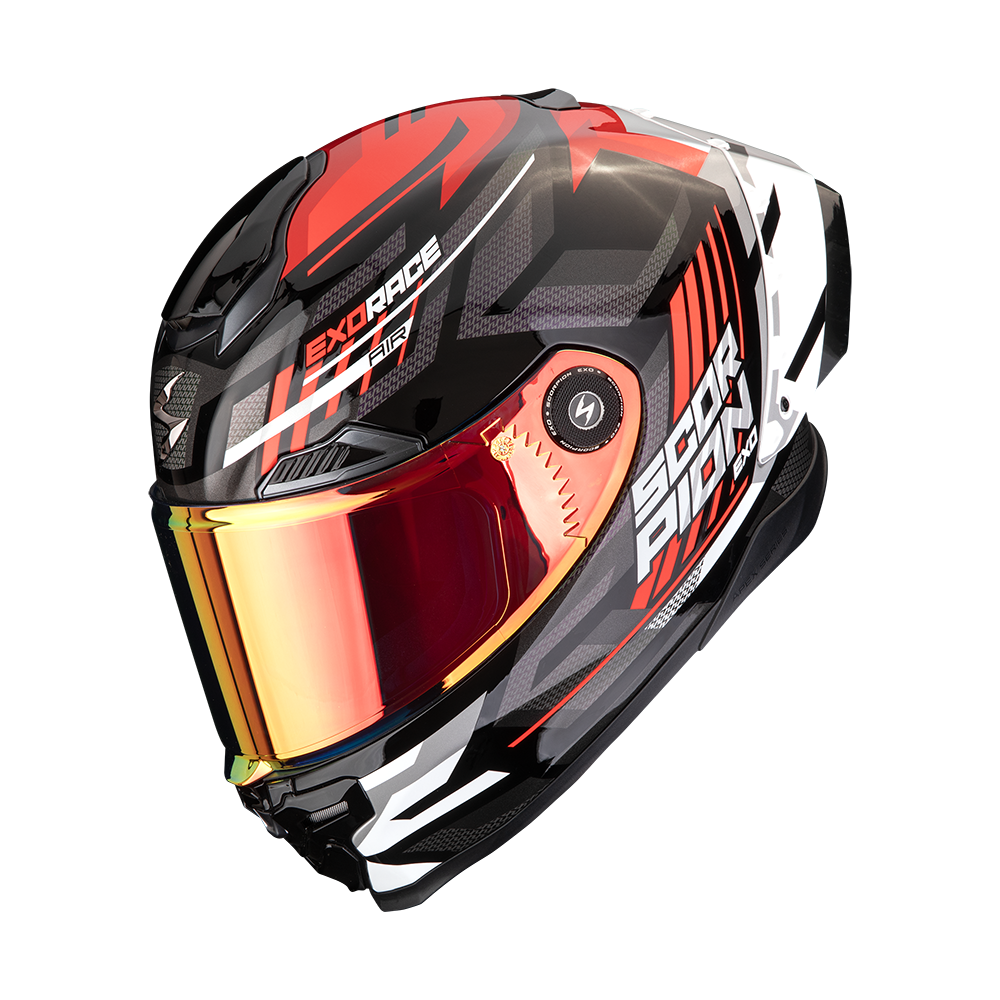 Casco Scorpion EXO-Race Air Kobra Negro/Rojo