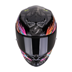 Casco Scorpion EXO-R1 Evo II Air Savage Negro/Azul/Rosa
