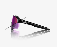 Gafas 100% S3 Negro Lente Purpura Fotocromatico