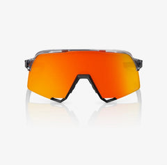 Gafas 100% S3 Polished Gris/negro Mate Traslucido Lente Hiper Rojo Espejo
