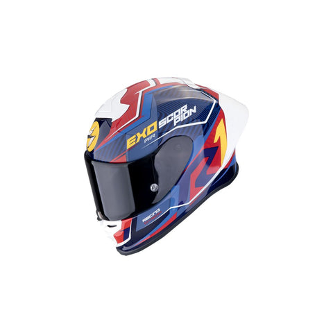 Casco Scorpion EXO-R1 Evo II Air Coup Azul/Rojo/Amarillo