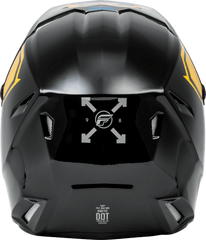 Casco Fly Kinetic Menace Negro/Sunrise