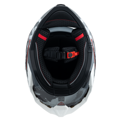 Casco  Fibra Deka Duo Manos Gris/Blanco