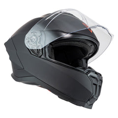 Casco  Fibra Deka Duo Negro Mate
