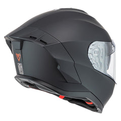 Casco  Fibra Deka Duo Negro Mate