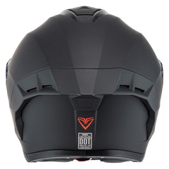 Casco  Fibra Deka Duo Negro Mate