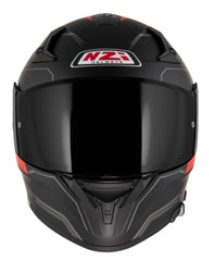Casco NZI Go Rider Radikal Duo Nouveau Negro Mate/Rojo