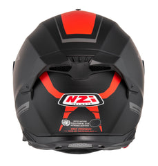 Casco NZI Go Rider Radikal Duo Nouveau Negro Mate/Rojo
