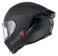 Casco  Fibra Giga 2 Stream Negro Mate