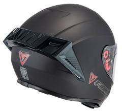 Casco  Fibra Giga 2 Stream Negro Mate