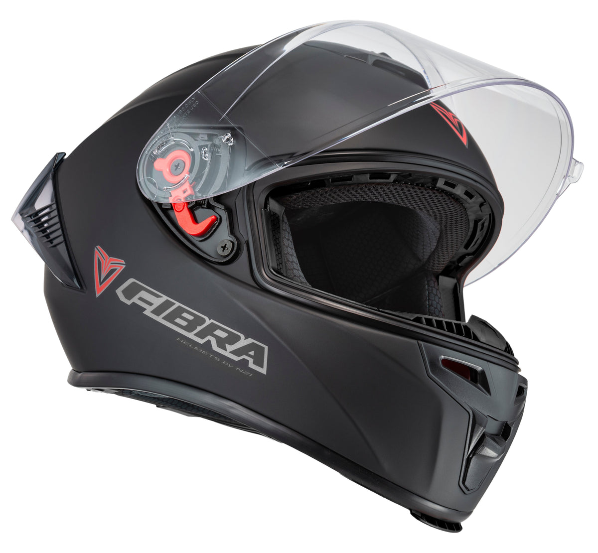 Casco  Fibra Giga 2 Stream Negro Mate