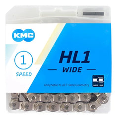 Cadena KMC HL1 Wide 1/8" Plata
