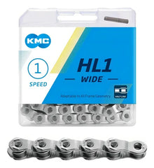 Cadena KMC HL1 Wide 1/8" Plata