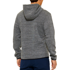 Hoddie 100% Rorik Tech Zip Heather Charcoal