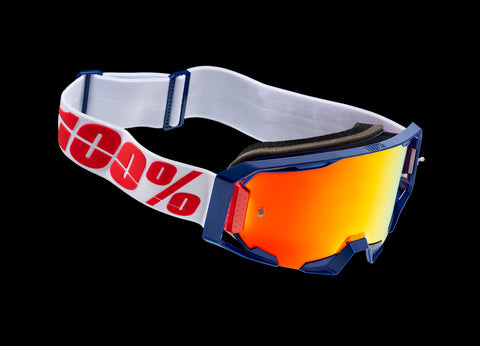 Goggle 100% Armatic Mach Z Lente Rojo Espejo