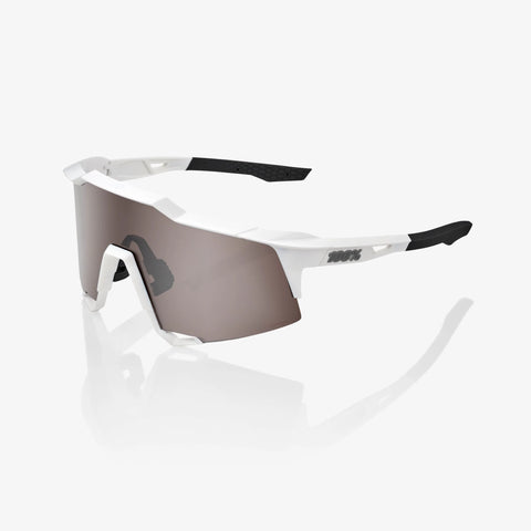 Gafas 100% Speedcraft Mate Blanca Lente Hiper Silver Espejo