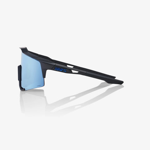 Gafas 100% Speedcraft Mate Negra Lente Hiper Azul Espejo