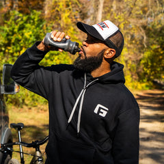 Hooded G-Form Gris