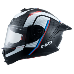 Casco NZI Wake Stream Legato Negro/Blanco
