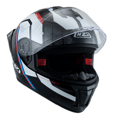 Casco NZI Wake Stream Legato Negro/Blanco