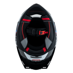 Casco NZI Wake Stream Legato Negro/Blanco
