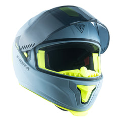 Casco  Fibra Byte Stream Chroma Gris/Amarillo