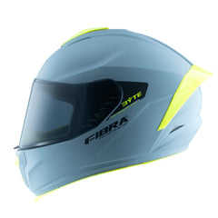 Casco  Fibra Byte Stream Chroma Gris/Amarillo