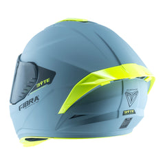 Casco  Fibra Byte Stream Chroma Gris/Amarillo