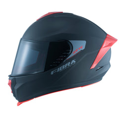 Casco  Fibra Byte Stream Chroma Negro/ Rojo Mate