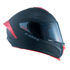 Casco  Fibra Byte Stream Chroma Negro/ Rojo Mate