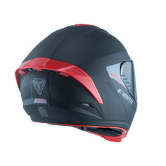 Casco  Fibra Byte Stream Chroma Negro/ Rojo Mate
