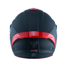 Casco  Fibra Byte Stream Chroma Negro/ Rojo Mate