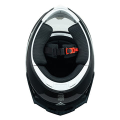 Casco  Fibra Giga 2 Stream Chroma Negro/Blanco