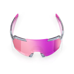 Gafas 100% Korbin Gris Traslucido Lente Purpura Espejo