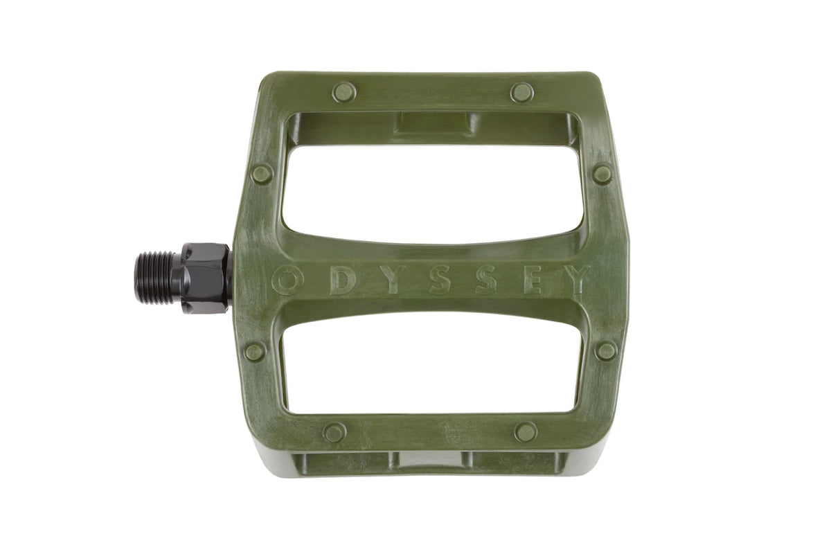 Pedales Odyssey Grandstand v2 Verde  Army 9/16"