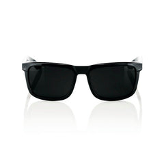 Gafas 100% Blake Polished Negro Lente Peakpolar Gris