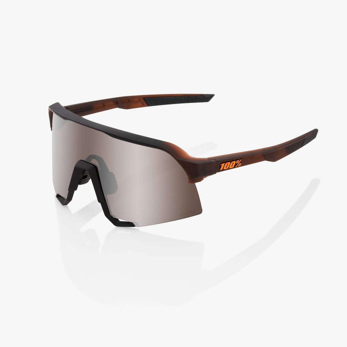 Gafas 100% S3 Mate Marron Lente Hiper Silver Espejo