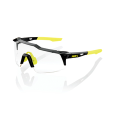 Gafas 100% Speedcraft SL Negro Brillante Lente Fotocromatico Humo/Clear