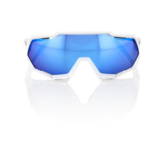 Gafas 100% Speedtrap Blanco Mate Lente Hiper Azul Espejo