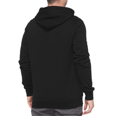 Hoodie 100% Oficial Zip Fleece Negro