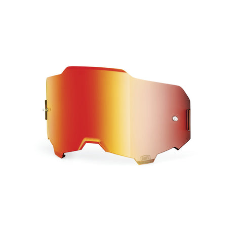 Lente Goggle 100% Armega Injected Rojo Espejo